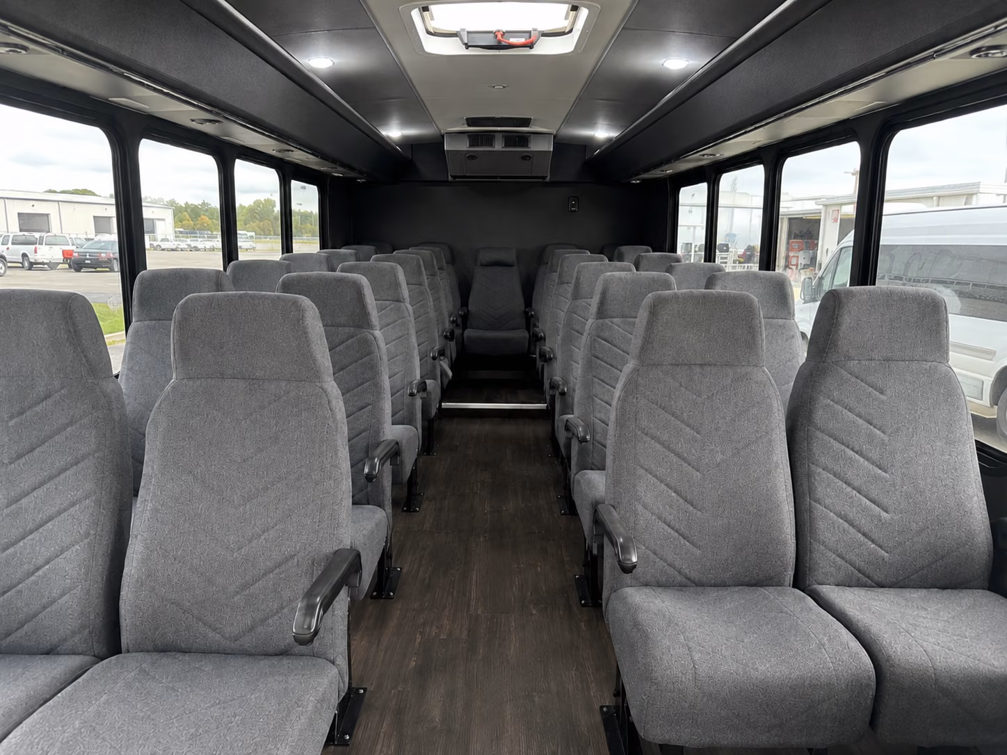 fontana 18 passenger minibus inside
