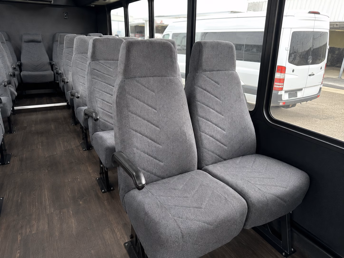 fontana 18 passenger minibus interior