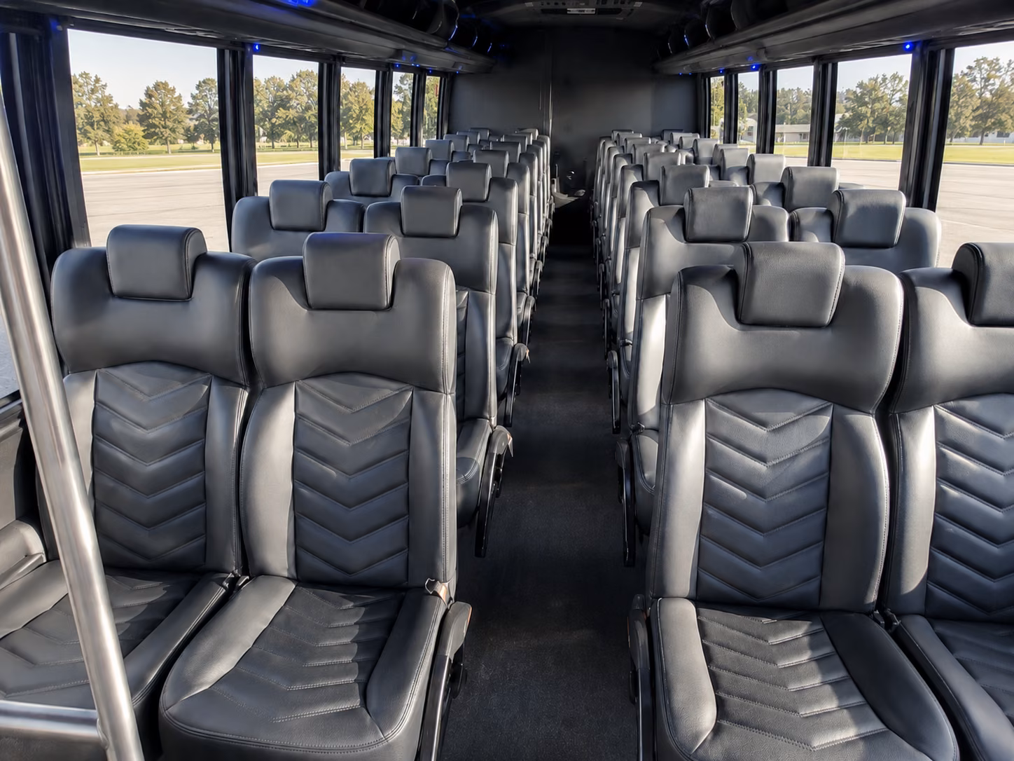 fontana 20 passenger minibus interior