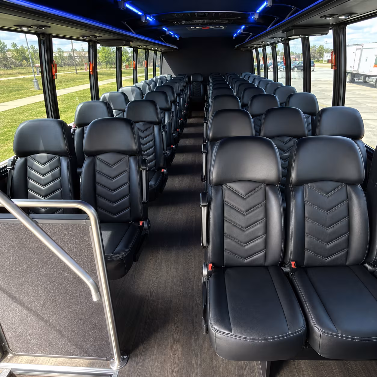 fontana 25 passenger minibus inside