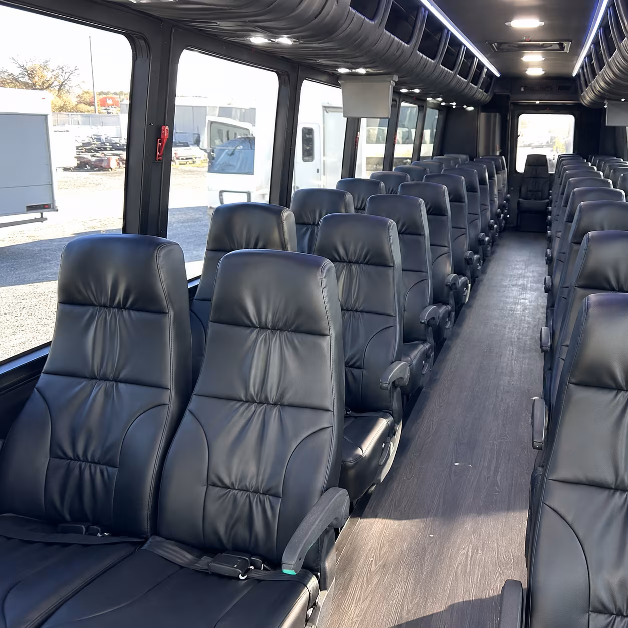 fontana 25 passenger minibus interior