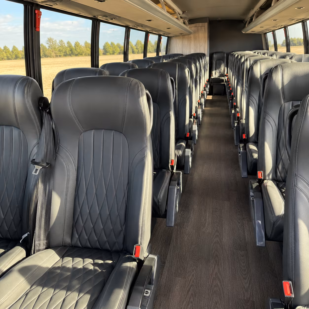 fontana 30 passenger minibus interior