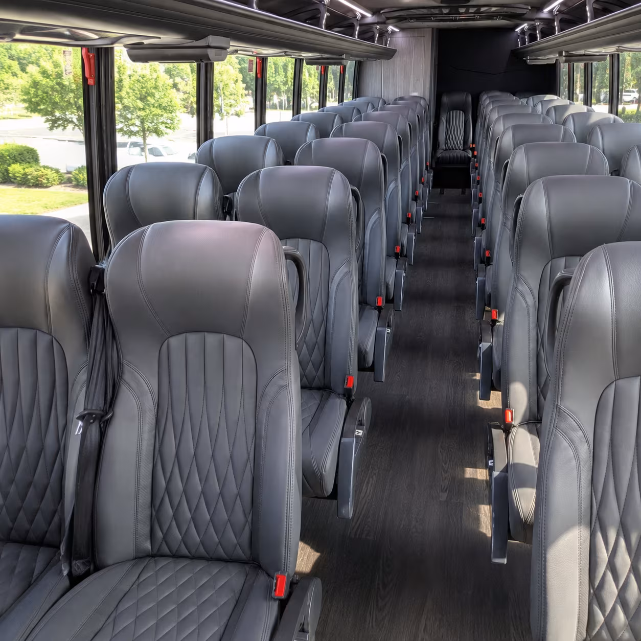 fontana 35 passenger minibus interior