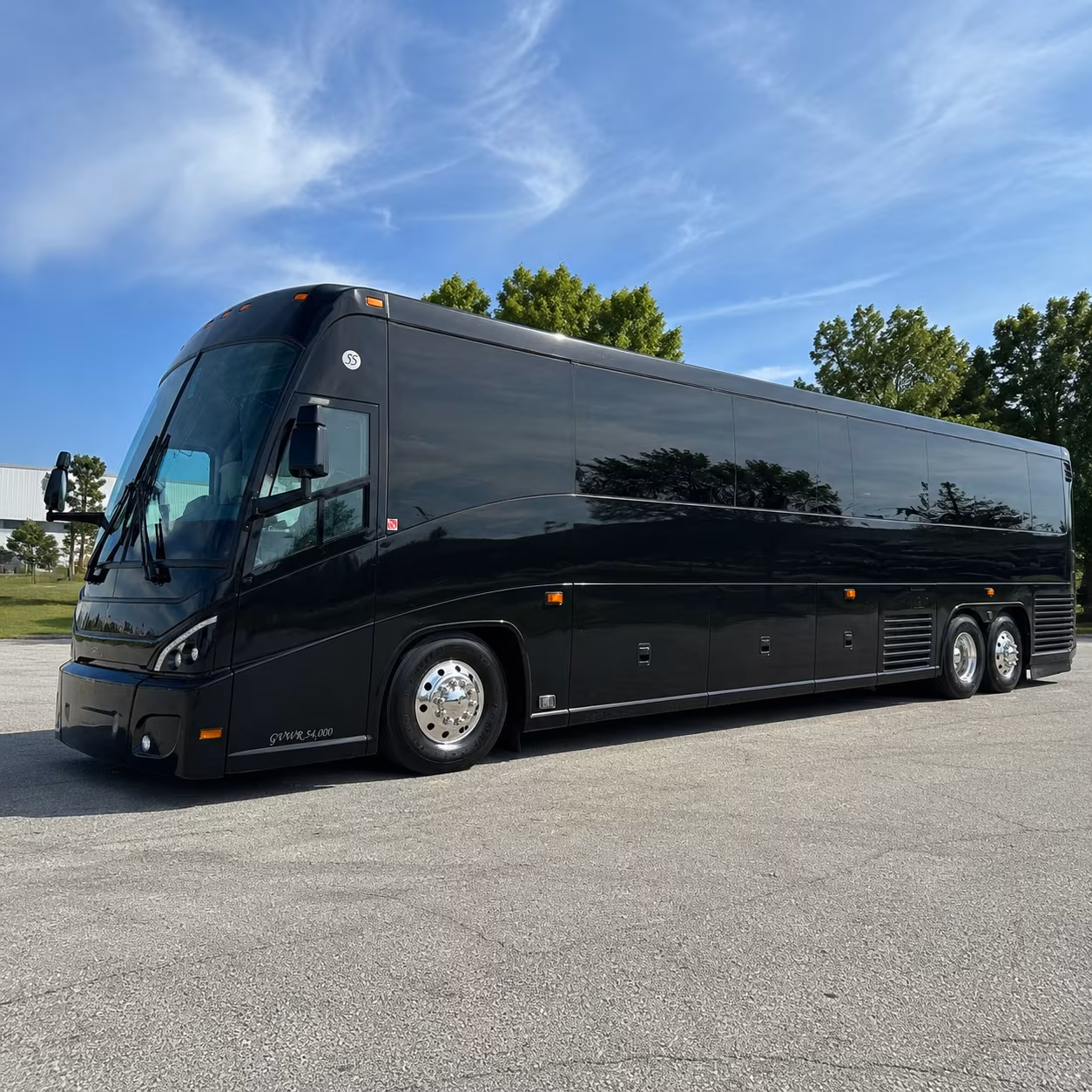 fontana 47 passenger charter bus
