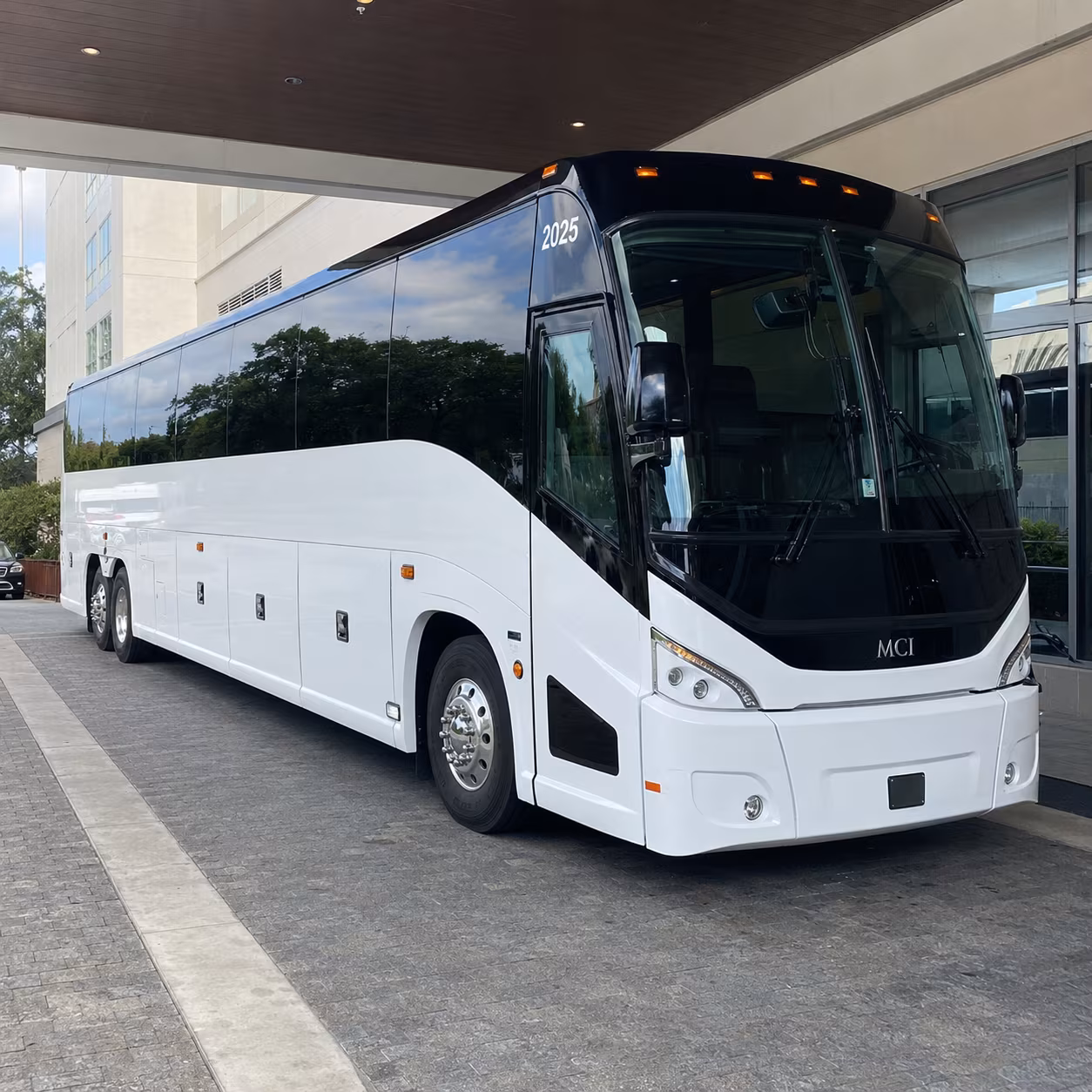 fontana 54 passenger charter bus