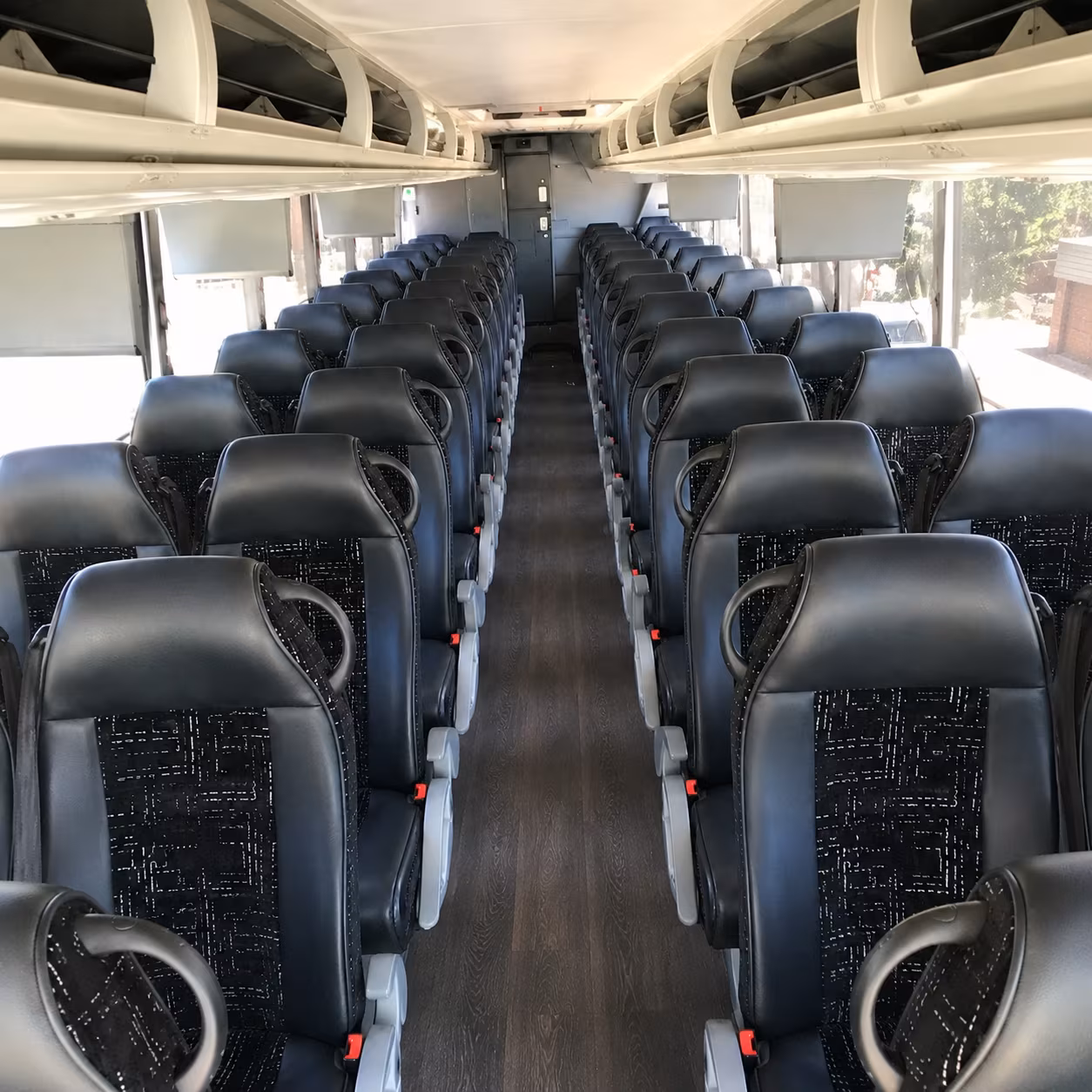 fontana charter bus inside