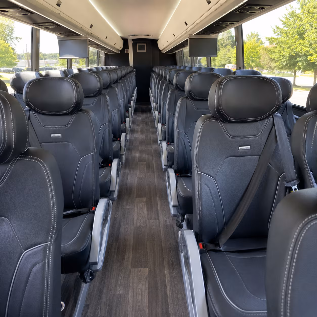 fontana charter bus interior