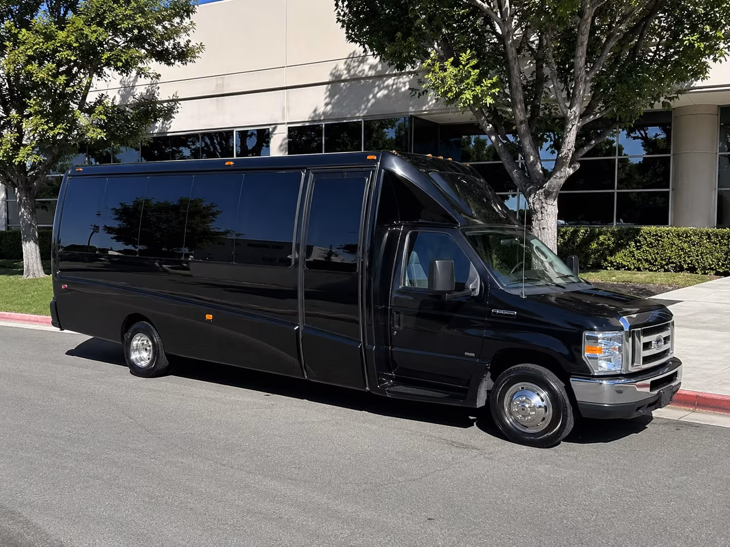 fontana night town party bus rental