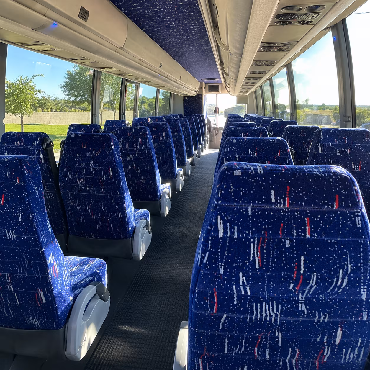 fontana private event charter bus rental