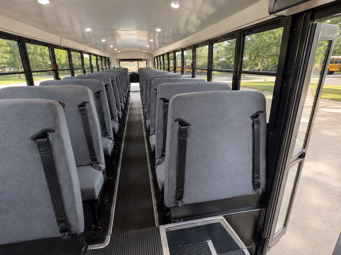 fontana school bus inside