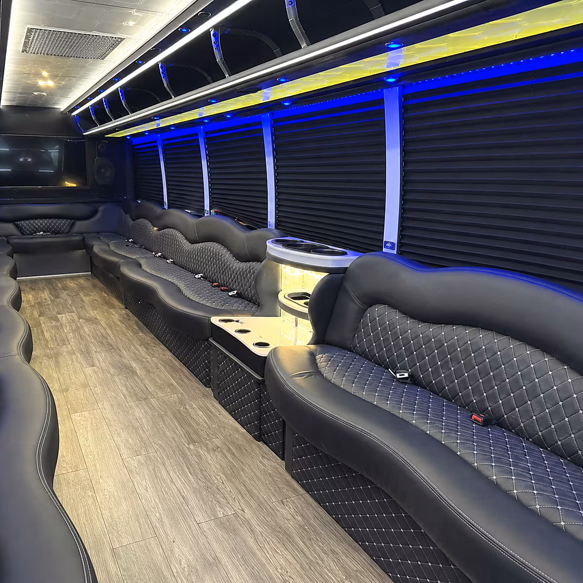fontana wedding party bus rental