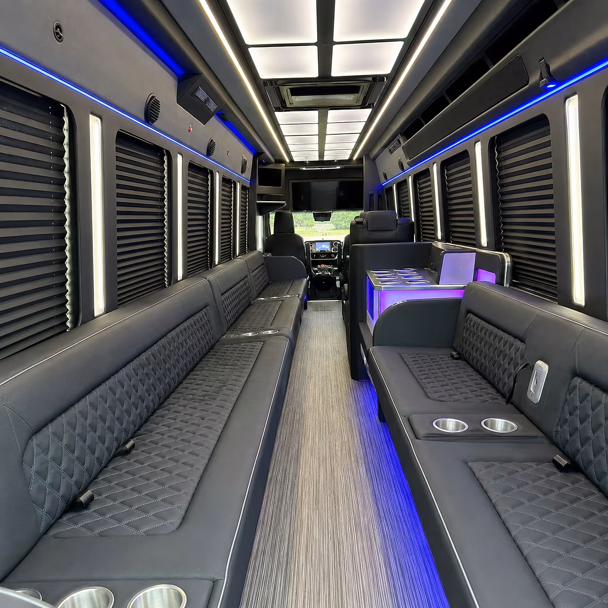 multi day wedding weekend bus rentals in fontana california